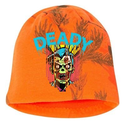 Deady Mummy Matching Dad Mom Halloween Pop Art Kati - Camo Knit Beanie