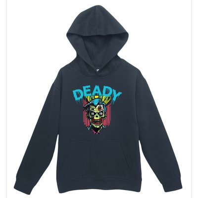 Deady Mummy Matching Dad Mom Halloween Pop Art Urban Pullover Hoodie