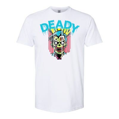 Deady Mummy Matching Dad Mom Halloween Pop Art Softstyle CVC T-Shirt