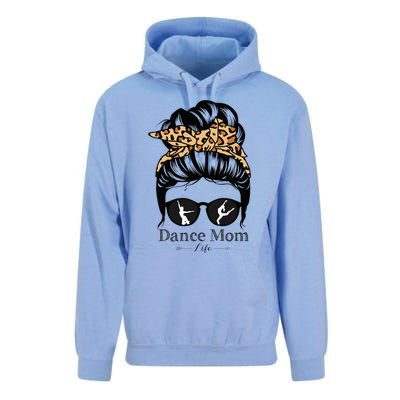 Dance Mom Messy Bun Hair Funny Leopard Dancer Unisex Surf Hoodie