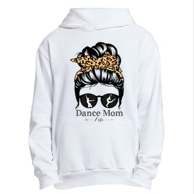 Dance Mom Messy Bun Hair Funny Leopard Dancer Urban Pullover Hoodie