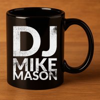 Dj Mike Mason 11oz C Handle Ceramic Mug