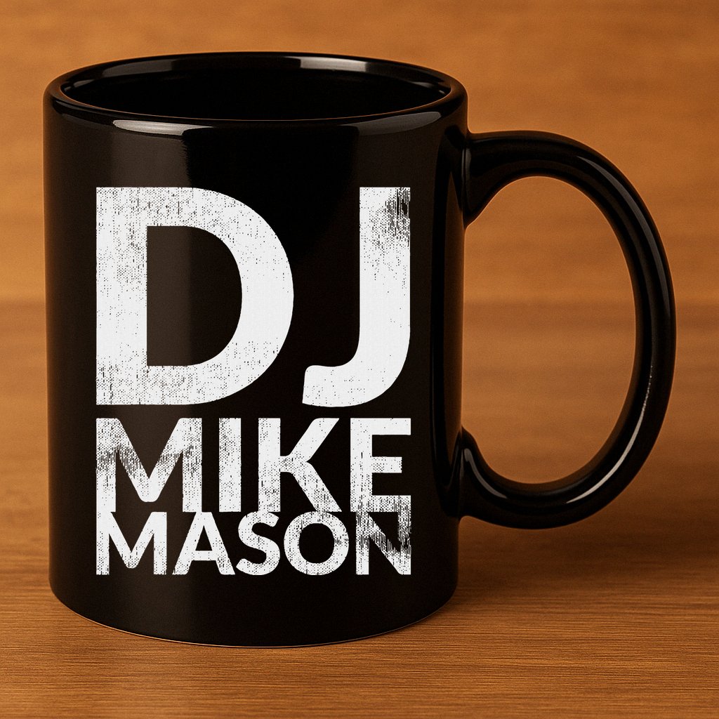 Dj Mike Mason 11oz C Handle Ceramic Mug