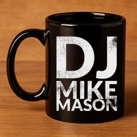 Dj Mike Mason 11oz C Handle Ceramic Mug
