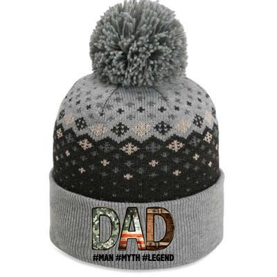 Dad Man Myth Legend Vintage The Baniff Cuffed Pom Beanie