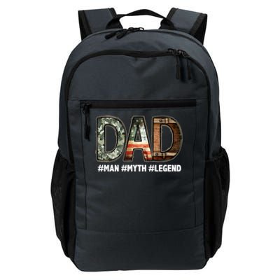 Dad Man Myth Legend Vintage Daily Commute Backpack