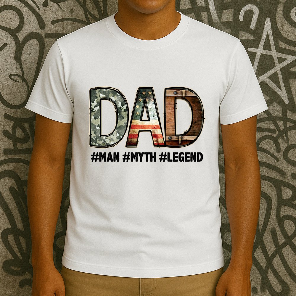 Dad Man Myth Legend Vintage T-Shirt