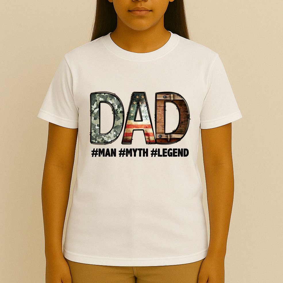 Dad Man Myth Legend Vintage T-Shirt