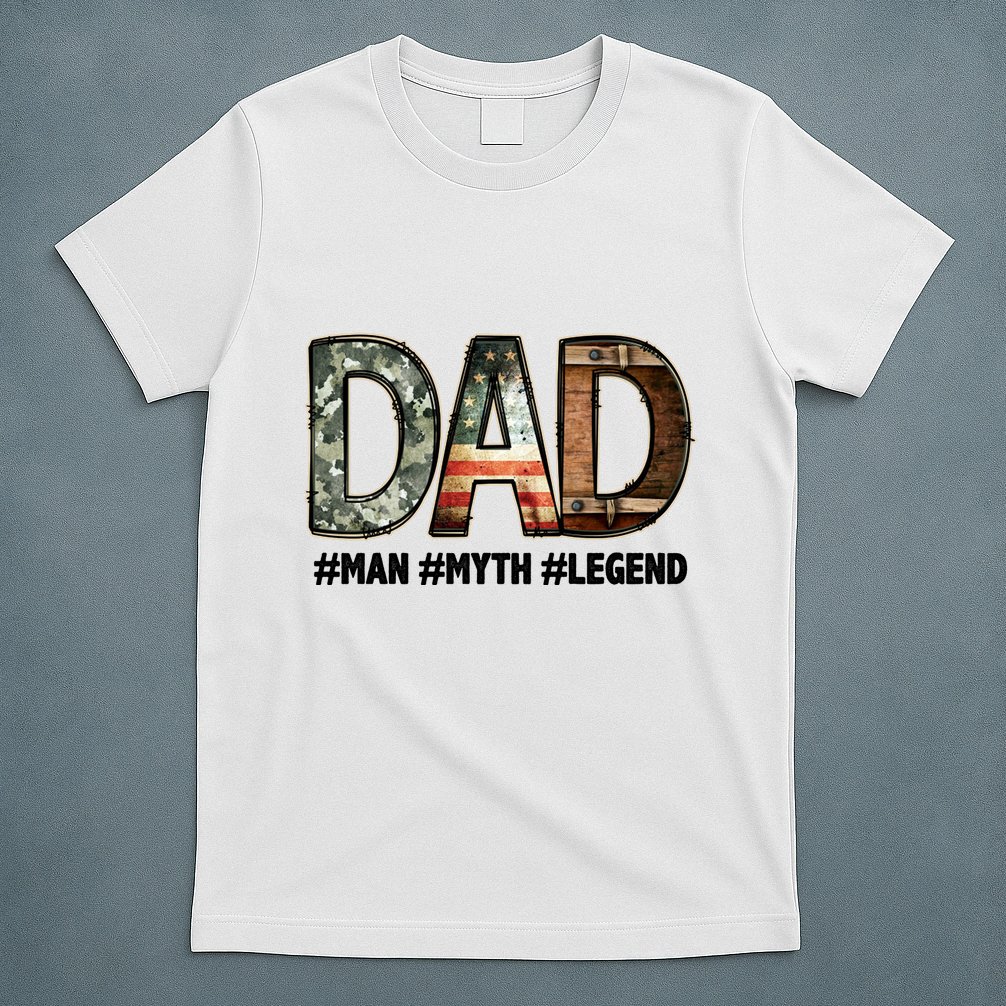 Dad Man Myth Legend Vintage T-Shirt
