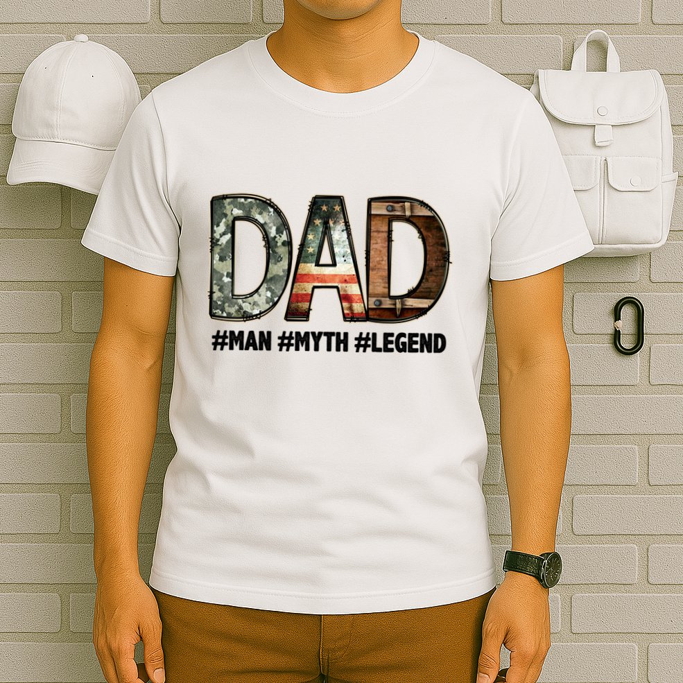 Dad Man Myth Legend Vintage T-Shirt