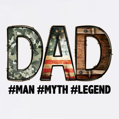 Dad Man Myth Legend Vintage T-Shirt