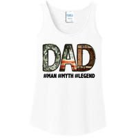 Dad Man Myth Legend Vintage Ladies Essential Tank