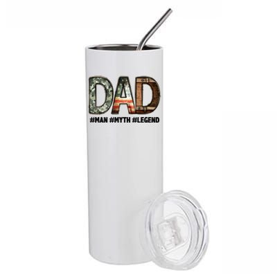 Dad Man Myth Legend Vintage Stainless Steel Tumbler