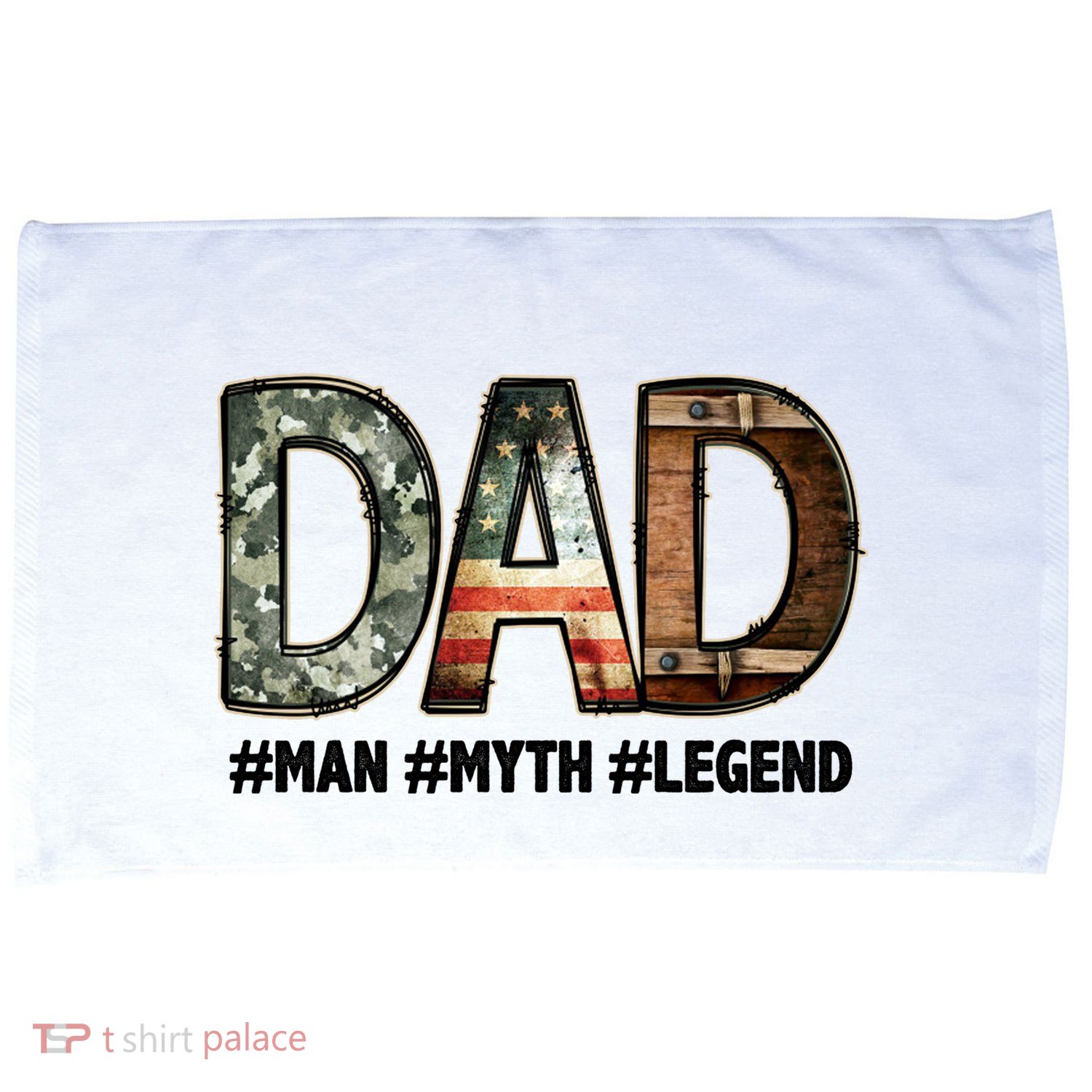 Dad Man Myth Legend Vintage Microfiber Hand Towel