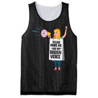 DonT Make Me Use My Karen Voice Calm Down Karens Mesh Reversible Basketball Jersey Tank