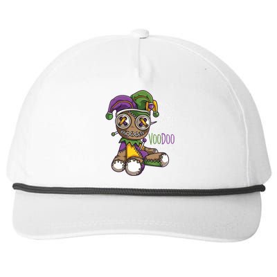 Dont Make Me Go All Voodoo Doll Mardi Gras Costume Snapback Five-Panel Rope Hat