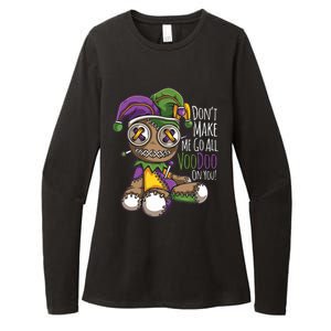 Dont Make Me Go All Voodoo Doll Mardi Gras Costume Womens CVC Long Sleeve Shirt