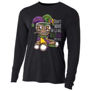 Dont Make Me Go All Voodoo Doll Mardi Gras Costume Cooling Performance Long Sleeve Crew