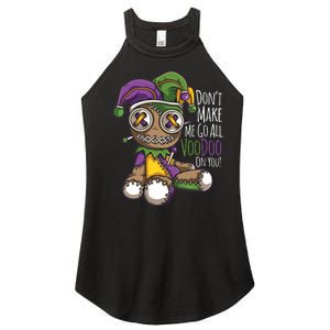 Dont Make Me Go All Voodoo Doll Mardi Gras Costume Women's Perfect Tri Rocker Tank