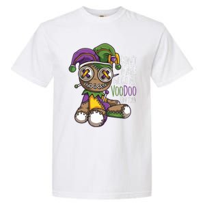 Dont Make Me Go All Voodoo Doll Mardi Gras Costume Garment-Dyed Heavyweight T-Shirt