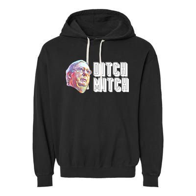 Ditch Mitch McConnell Garment-Dyed Fleece Hoodie