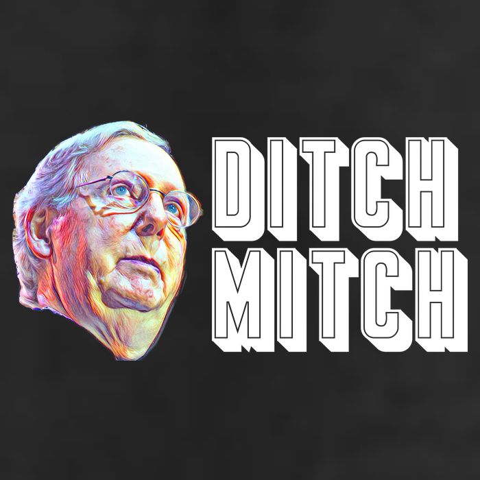 Ditch Mitch McConnell Adult Drive Performance Visor