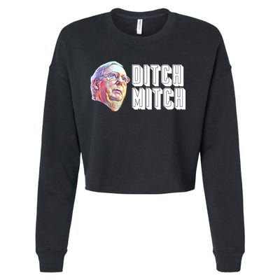 Ditch Mitch McConnell Cropped Pullover Crew