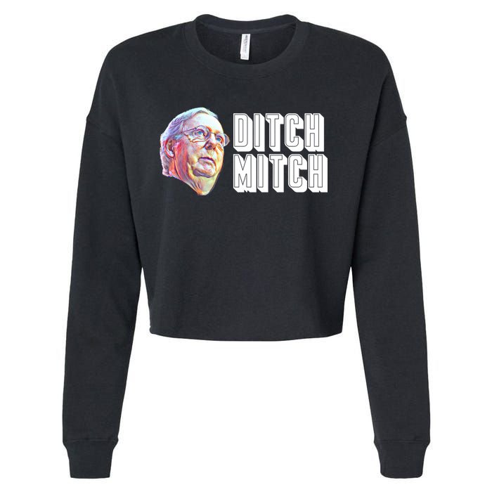 Ditch Mitch McConnell Cropped Pullover Crew