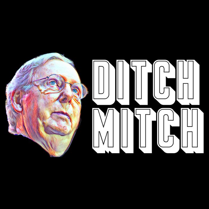 Ditch Mitch McConnell Cropped Pullover Crew