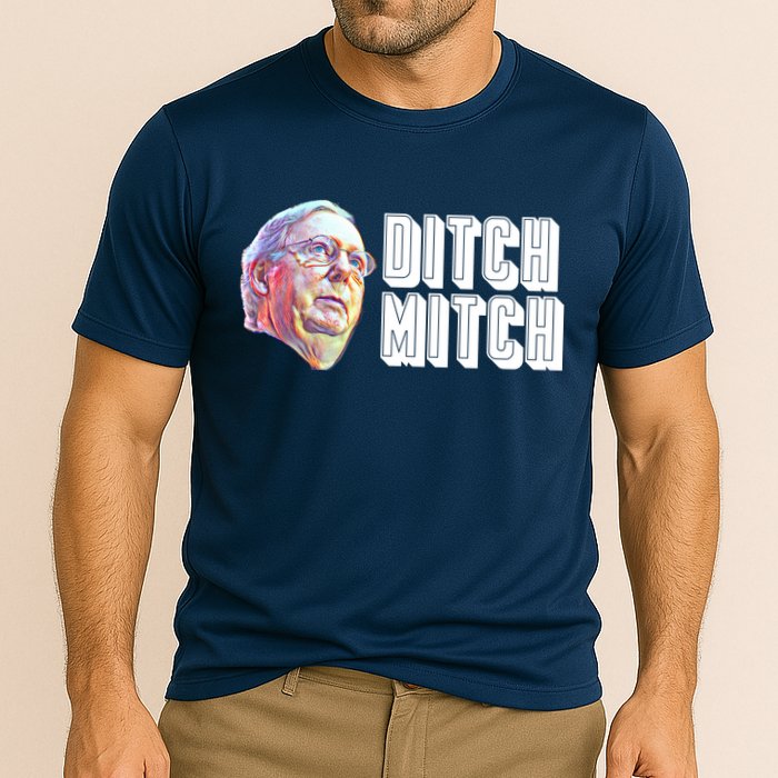 Ditch Mitch McConnell Cooling Performance Crew T-Shirt