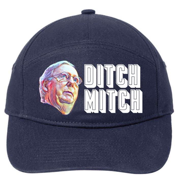 Ditch Mitch McConnell 7-Panel Snapback Hat