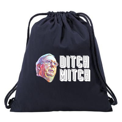 Ditch Mitch McConnell Drawstring Bag