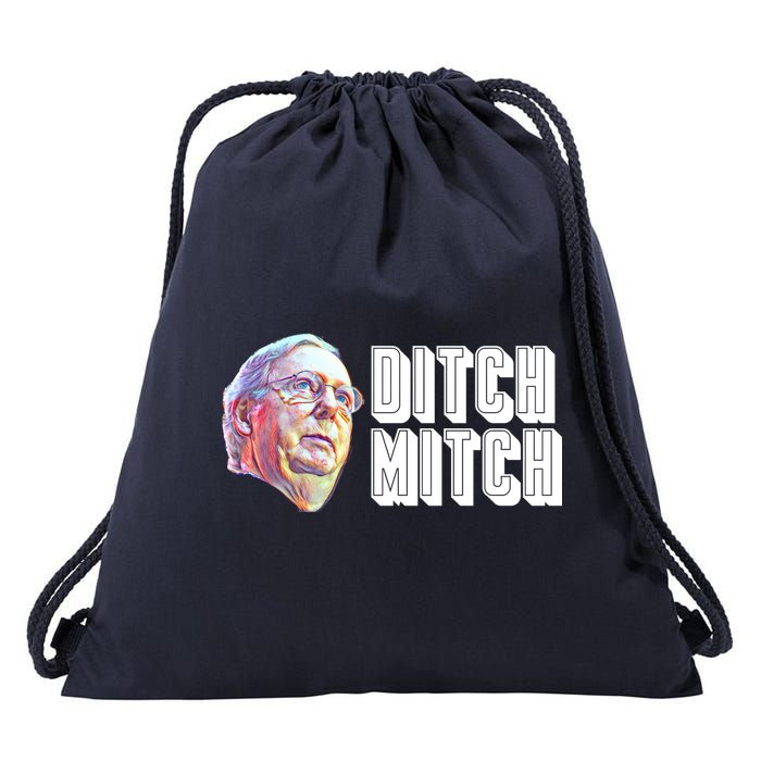 Ditch Mitch McConnell Drawstring Bag