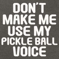 Don’t Make Me Use My Pickleball Voice For Pickleball Player Cotton Canvas Backpack