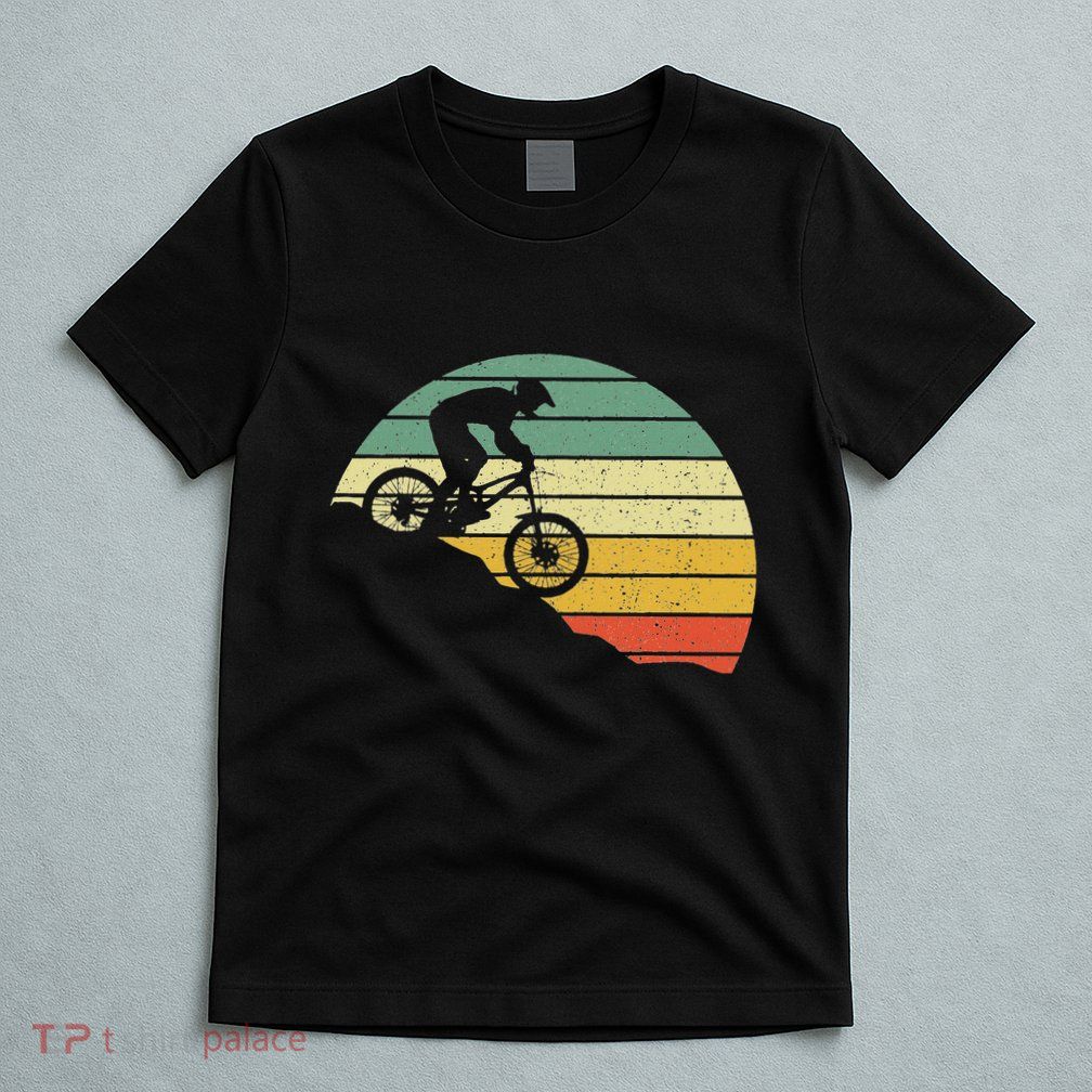Downhill Mtb Mountain Bike Vintage Retro Mountain Bike T-Shirt