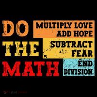 Do Math Multiply Love Add Hope Subtract Fear End Division Hooded Wearable Blanket