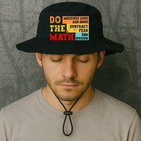 Do Math Multiply Love Add Hope Subtract Fear End Division Bucket Hat