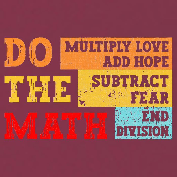 Do Math Multiply Love Add Hope Subtract Fear End Division 16oz Travel Tumbler