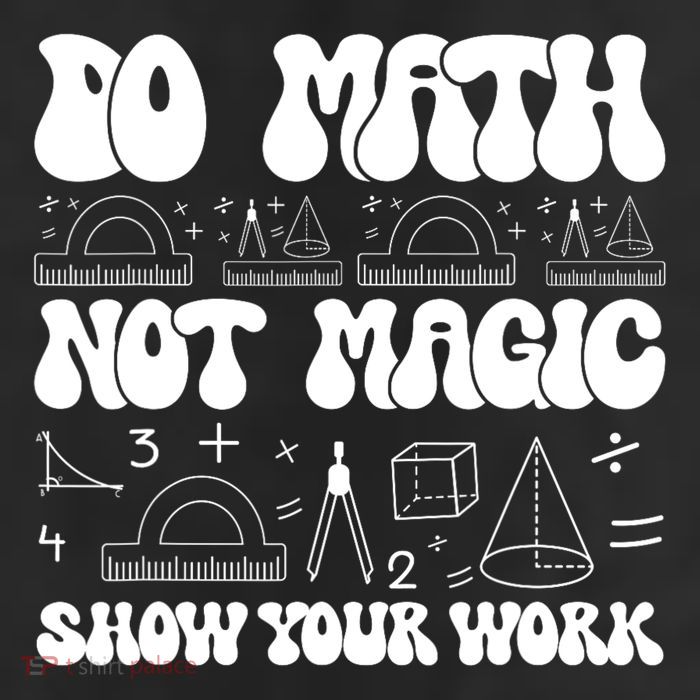 Do Mathnot Magic Show Your Work Funny Math Back To School Adult Drive Performance Visor