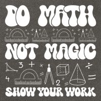 Do Mathnot Magic Show Your Work Funny Math Back To School Cotton Canvas Backpack