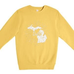 Delhi Michigan Mi Premium Crewneck Sweatshirt