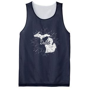 Delhi Michigan Mi Mesh Reversible Basketball Jersey Tank