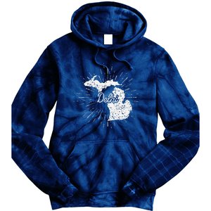 Delhi Michigan Mi Tie Dye Hoodie