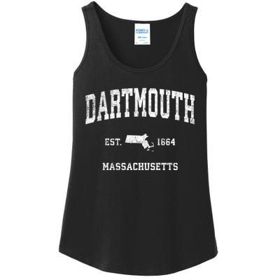 Dartmouth Massachusetts Ma Vintage Sports Ladies Essential Tank