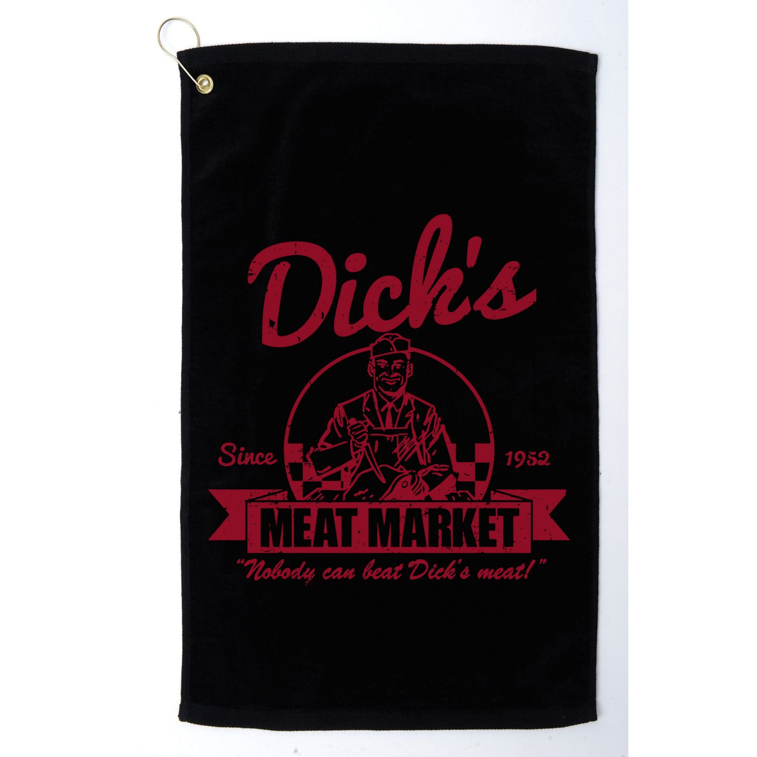 DickS Meat Market Golf Towel