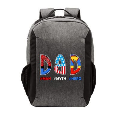 Dad Man Myth Superhero Vector Backpack