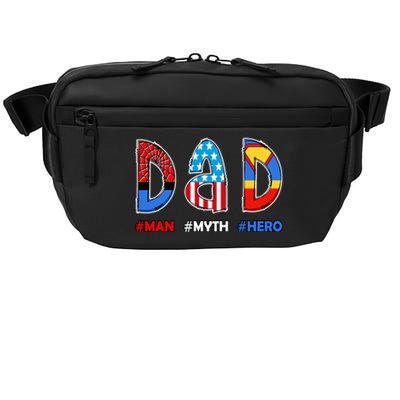 Dad Man Myth Superhero Crossbody Pack