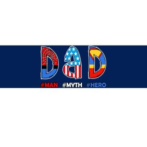 Dad Man Myth Superhero Bumper Sticker