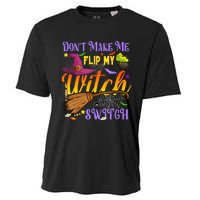 DonT Make Me Flip My Witch Switch Funny Halloween Costume Cooling Performance Crew T-Shirt