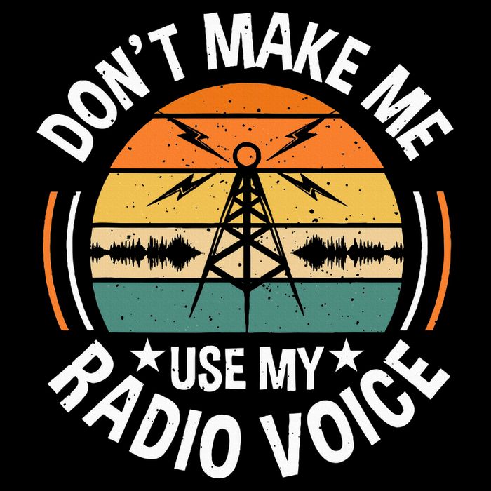 DonT Make Me Use My Radio Voice Retro Ham Radio Enthusiast 16 in Basic Backpack